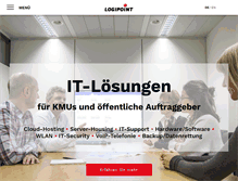 Tablet Screenshot of logipoint.ch